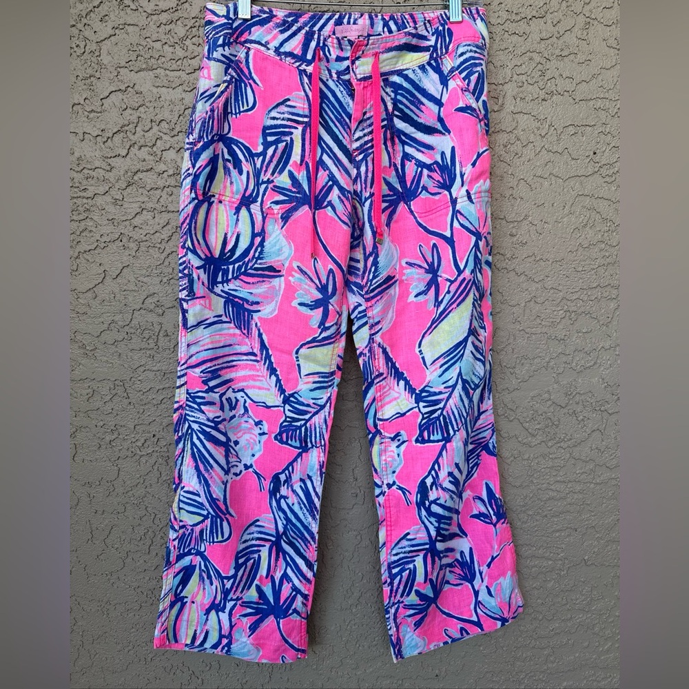 Lilly Pulitzer linen pants size 4